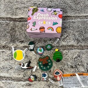 Fresh Expression Jibbitz Miscellaneous Charms Set - Multicolor